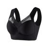 Plus Size Extended Fit Vest Style Seamless Bra, Wireless Fixed Pads Beauty Back Comfort Everyday Underwear for Women