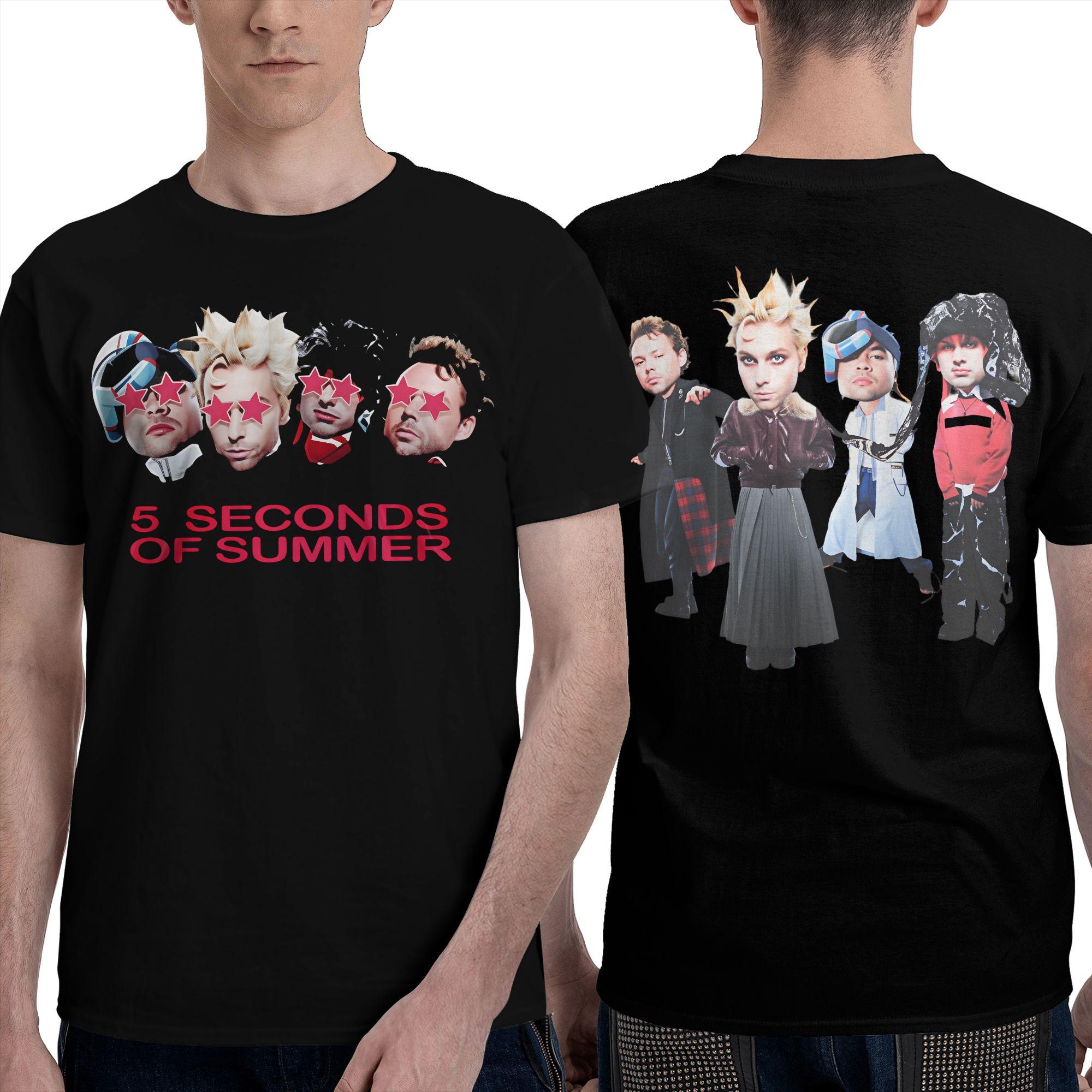 

Summer 5so EVERYONE S A STAR 5 Seconds of Summer Shirt Outfits for Men Women 100% Cotton Fun T-shirt Short Sleeve Clothes S