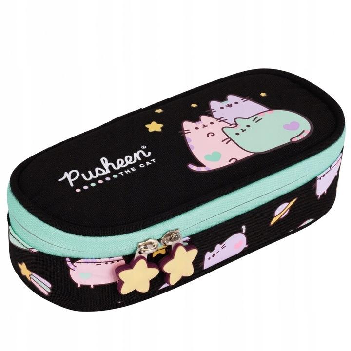 Piórnik Szkolny Dziecięcy Saszetka Kot Pusheen Dla Dziewczynki Do Szkoły