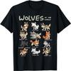 Chibi Wolf Wolves Animals of the World Wolf Lover T-Shirt