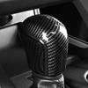 Carbon Fiber Car Gear Shift Knob Cover Lever Stick Head Car Accessories Auto Parts Trim