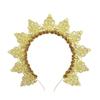 Rhinestone Women Hairband Sun Traditional Festival Hair Hoop  Lolita Accessory