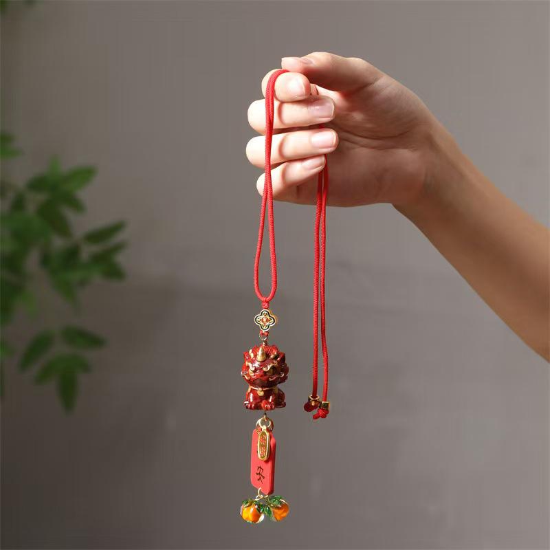 

Резное украшение Пиксиу из палисандра - Маленькое изделие ручной работы из красного дерева в китайском классическом стиле для офиса или чайной комнаты