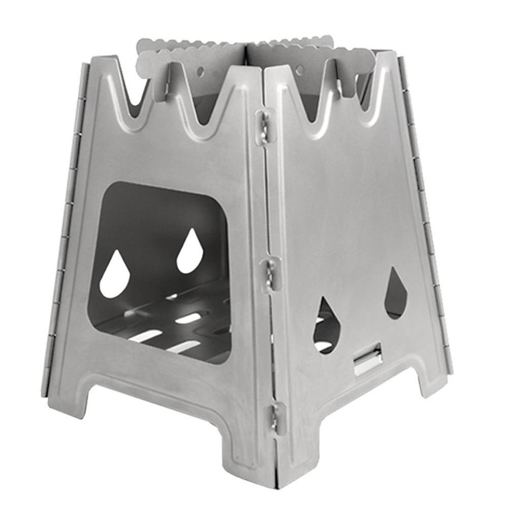 

Уличная складная дровяная печь Ti для кемпинга, многотопливная спиртовая печь для кемпинга, пешего туризма серебряный