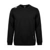 Autumn And Winter Fleece Warm Long Sleeve Versatile Pullover Sports Base Shirt Sweatshirt Men Sweatshirt Carbon-Black P425M233-0018