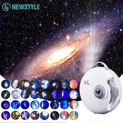 Foucsing Galaxy Star Starry Sky Projektor Nocna Lampka Bluetooth Akumulatorowa Obrotowa Nocna Lampka Dekoracyjna Dla Dzieci Prezent