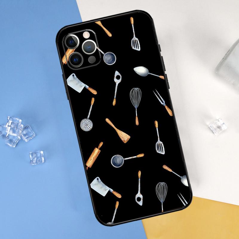 Baking Cook Chef Case For iPhone 16 15 11 12 13 14 Pro Max XR X XS Max Plus 12 13 Mini Back Cover Phone Case