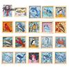 Kein Nähen Quilt Kunst No-Sew Japanisches Stoff-Set, DIY Mosaik-Sets für Erwachsene Anfänger, Gestepptes Wand-Handarbeitsprojekt Handwerk mit Rahmen & Werkzeugen, Sets, Geschenke