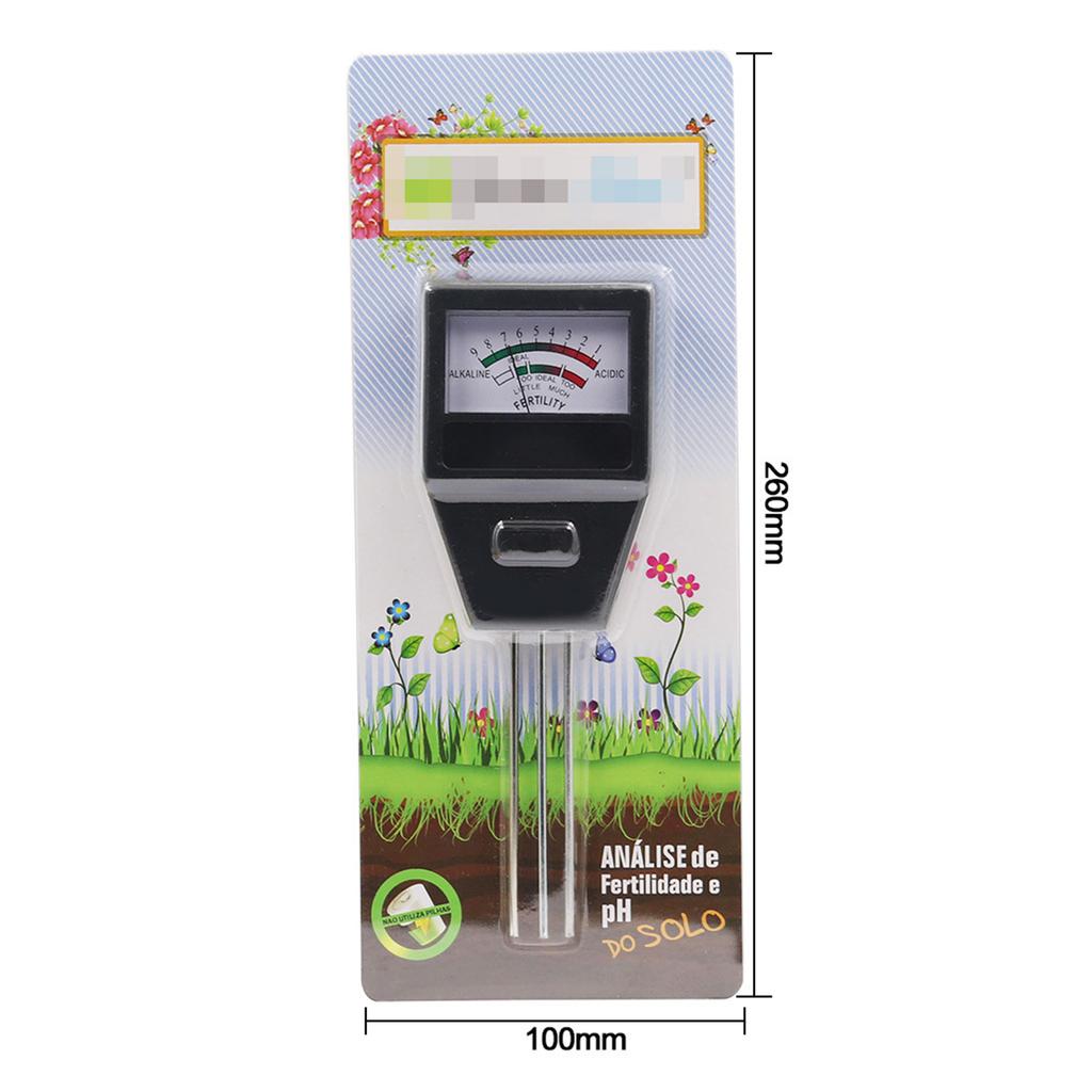 Boden-pH-Messgerät Bodenfruchtbarkeits-Tester Boden-Test-Kit Großartig für Haus- & Gartenpflanzen Pflege Rasen Bauernhof Innen- & Außenbereich
