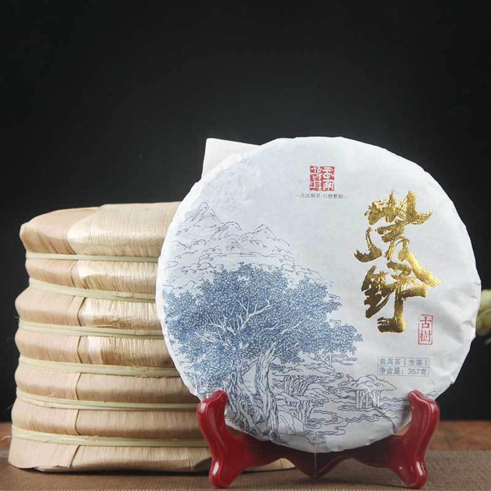 Xigui Puerh Rohtee Yunnan Authentischer Pu'er Teekuchen Alter Baum Hochwertiger Tee 357G