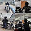 Motorcycle Accessories, Full Face Motorcycle Equipment, Harley Retro Men's Ladies, Rider Equipment, Flip Up