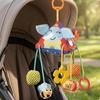 Crib Stroller Toy Dangling Activity Pieces Hanging Infant Plaything Mirror Panel
