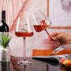 Bicchiere da Vino Cigno di Lusso Europeo, Elegante Calice Alto per Champagne e Vino Rosso per Bar e Feste