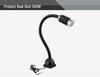 9W 24V LED Gooseneck CNC Lathe Milling Machine Lamp with Magnetic Base