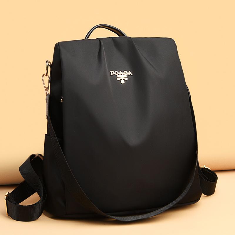 Backpack Women's New Simple Oxford Cloth Travel Bag Outdoor Function Multi-shoulder Anti-theft Backpack Women
