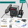 Anli Xin 878D/858D Hot Air & Soldering Station Combo for Lead-Free Mobile & PC Welding