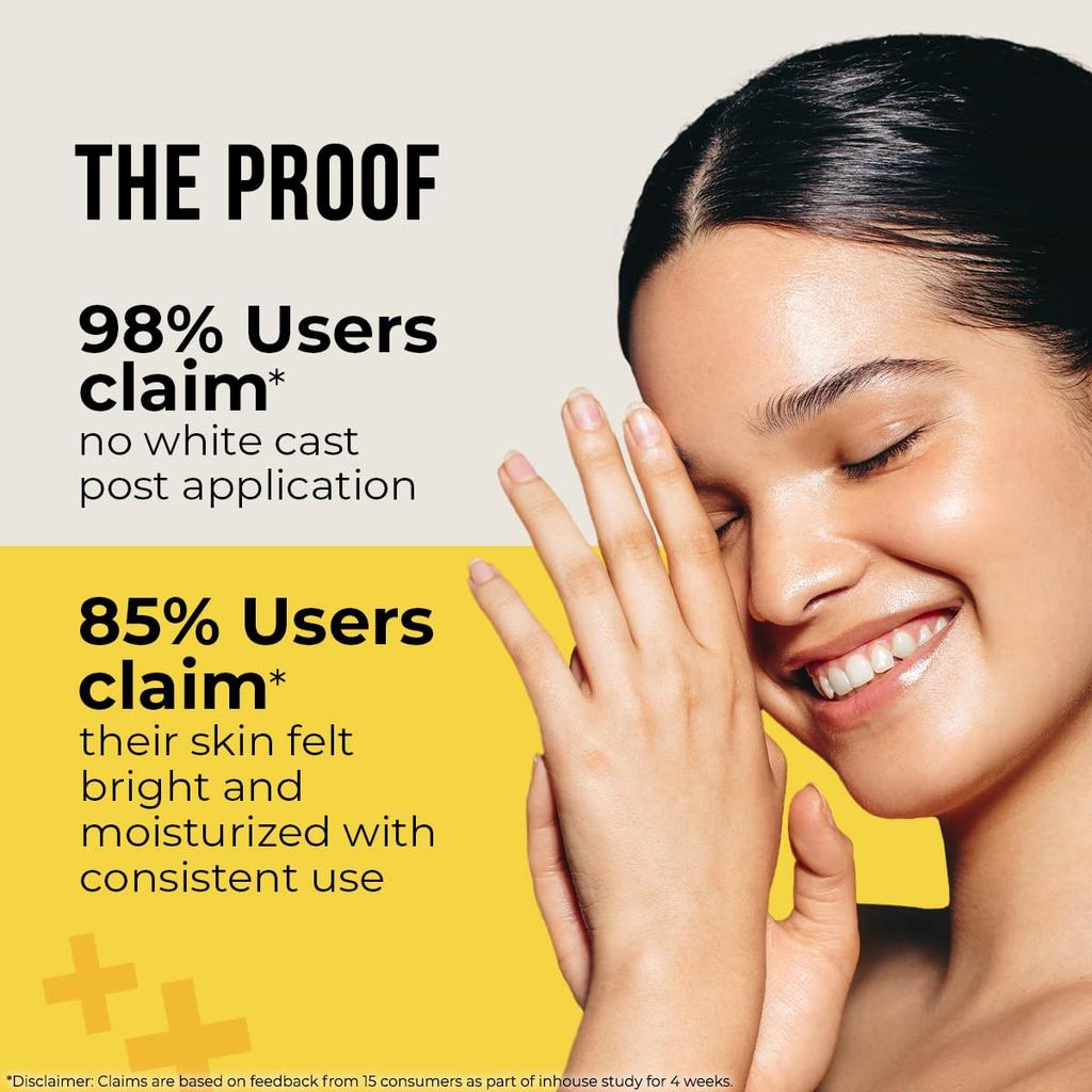 Dr. Sheth's Ceramide & Vitamin C Sunscreen SPF 50+ PA++++ Lightweight Non Greasy No White Cast For All Skin Types 80 g