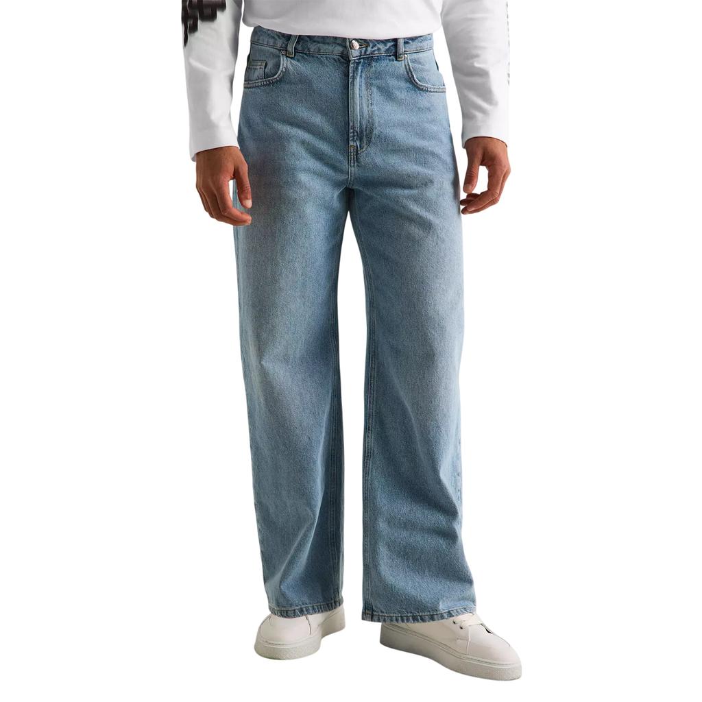 Couture Club Mens Denim Wide Leg Jeans