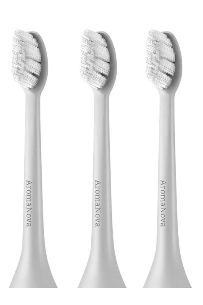 [Pursuing a New Dimension of Care] Electric Toothbrush Replacement Brush Heads (3 Pack) [Japanese Company] AromaNova Gift Set (3 Replacement Brush