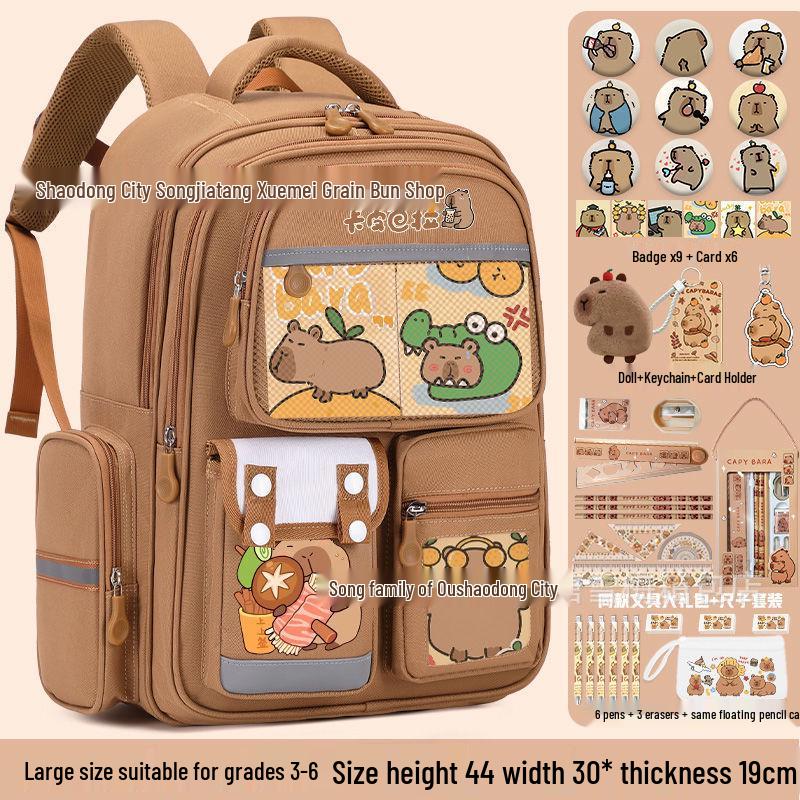 Batoh z lehké oxfordské tkaniny pro děti 6. třídy - Velká kapacita