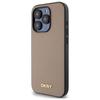 Dkny Dkhmp15Lpghlme Iphone 15 Pro 6.1   Beżowy/Beige Hardcase Grained Metal Logo Magsafe