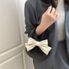 The New Round Handbag for Girls In The Autumn 2026, The Bow Crossbody Bag Is Fashiable and Versatile Pleated Women's Bag Trend