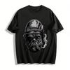 Vintage Military Bulldog Soldier Print T-shirt Hardcore Army Style Top Pure Cotton T-shirt