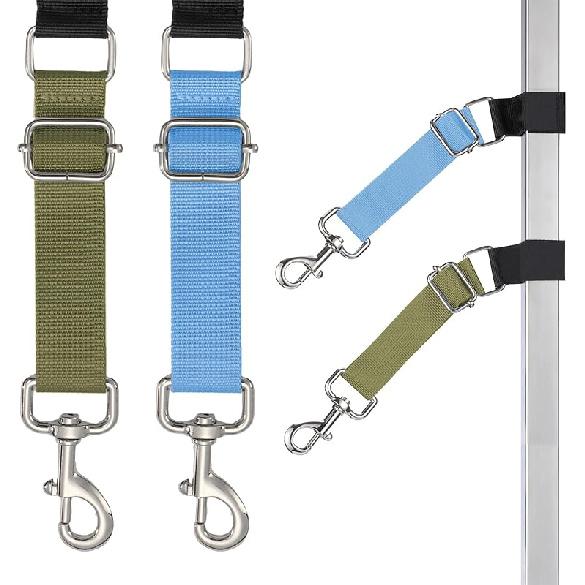 Pet Dog Grooming Arm Accessories - Dogs Loop Pets Grooming Loops Extension Straps 2 PCS Adjustable Secure and Stable Loop Extender Bathing Restraint