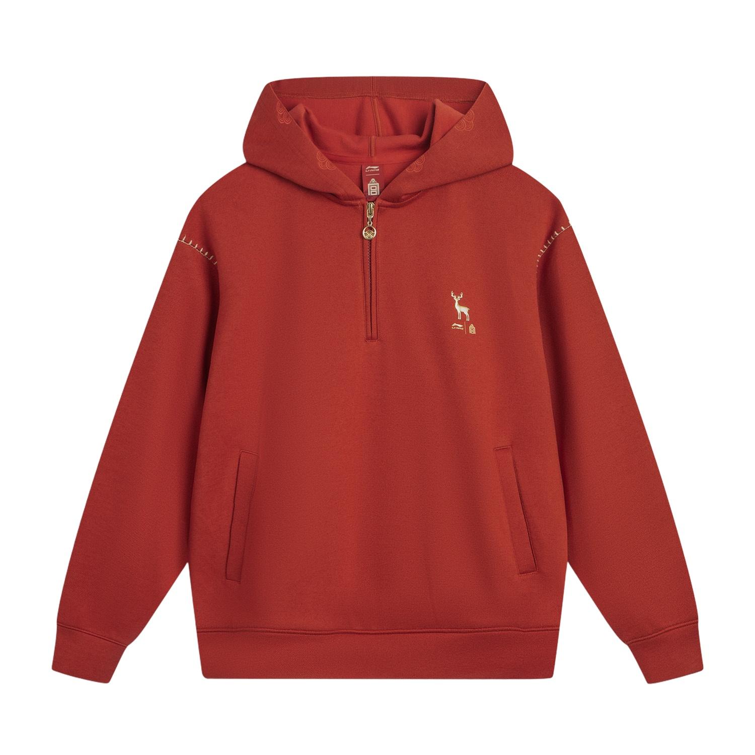 

Свитшот женский Li Ning Sports Lifestyle Series свободного кроя с капюшоном, графическим принтом и логотипом AWDVB40-4 L