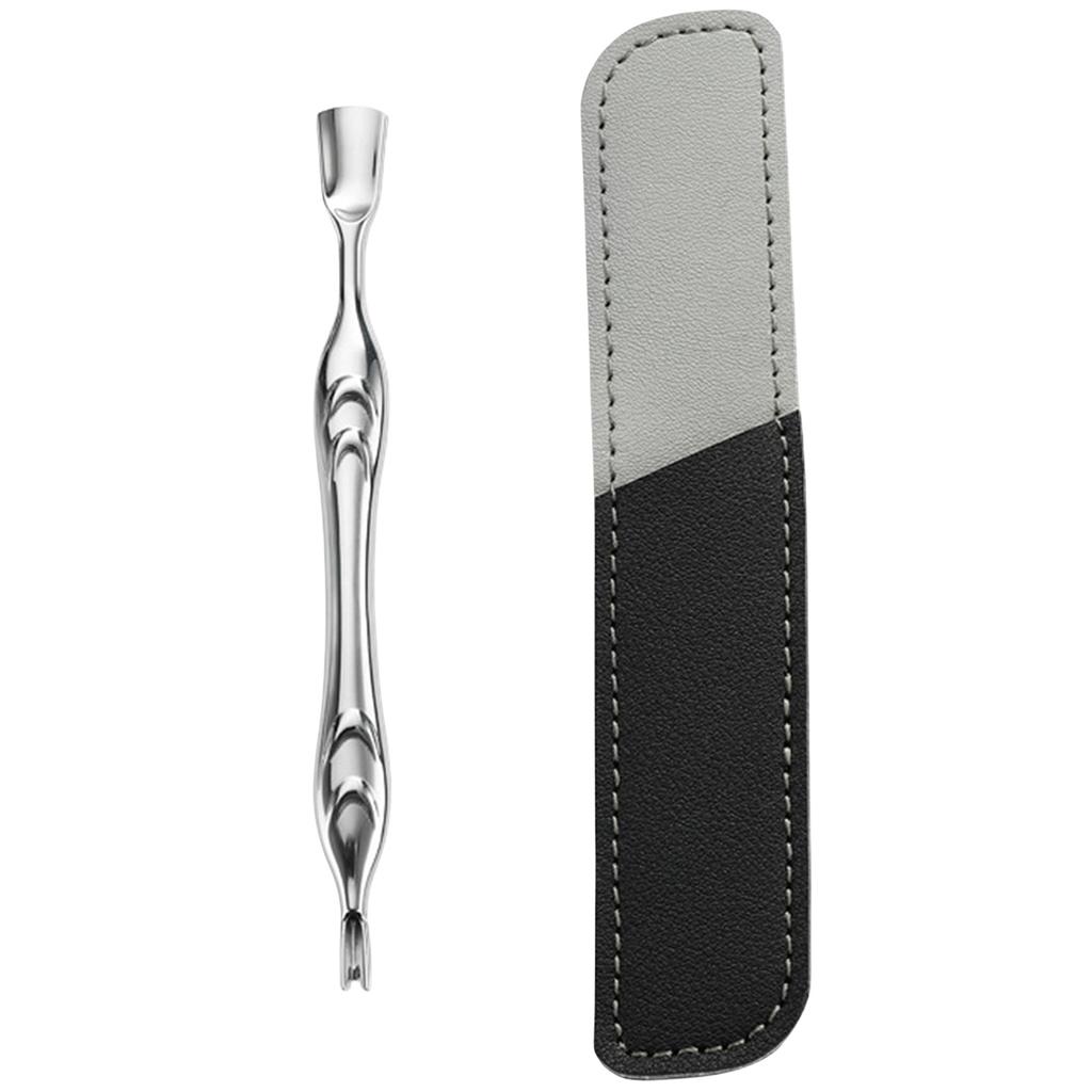 Cuticle Pusher Professional Cuticle Remover Tool Stainless Steel Cuticle Cutter Nails Care Tool for Manicures Pedicures