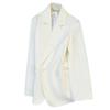 Women's High-End Street-Style White Suit Jacket - Spring/Autumn 2026 Temperament Goddess Casual Style
