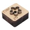 Leather Cutting Die Flower Shaped Metal Leathercraft Cutter Punching Mold Crafting Tool