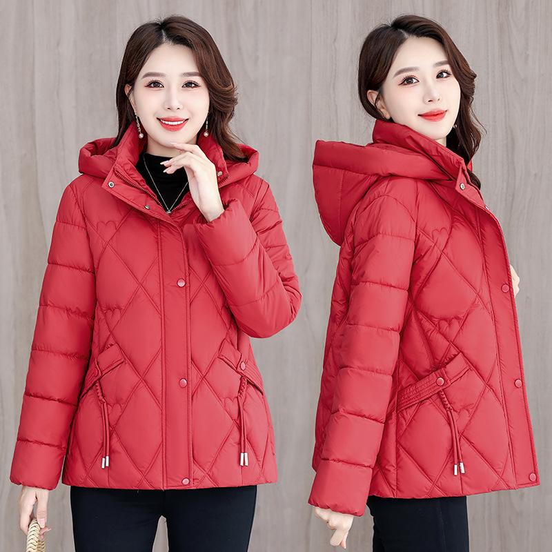 Padded jacket new foreign style 2025 winter jacket women's plus down padded jacket fattened autumn and winter plus size