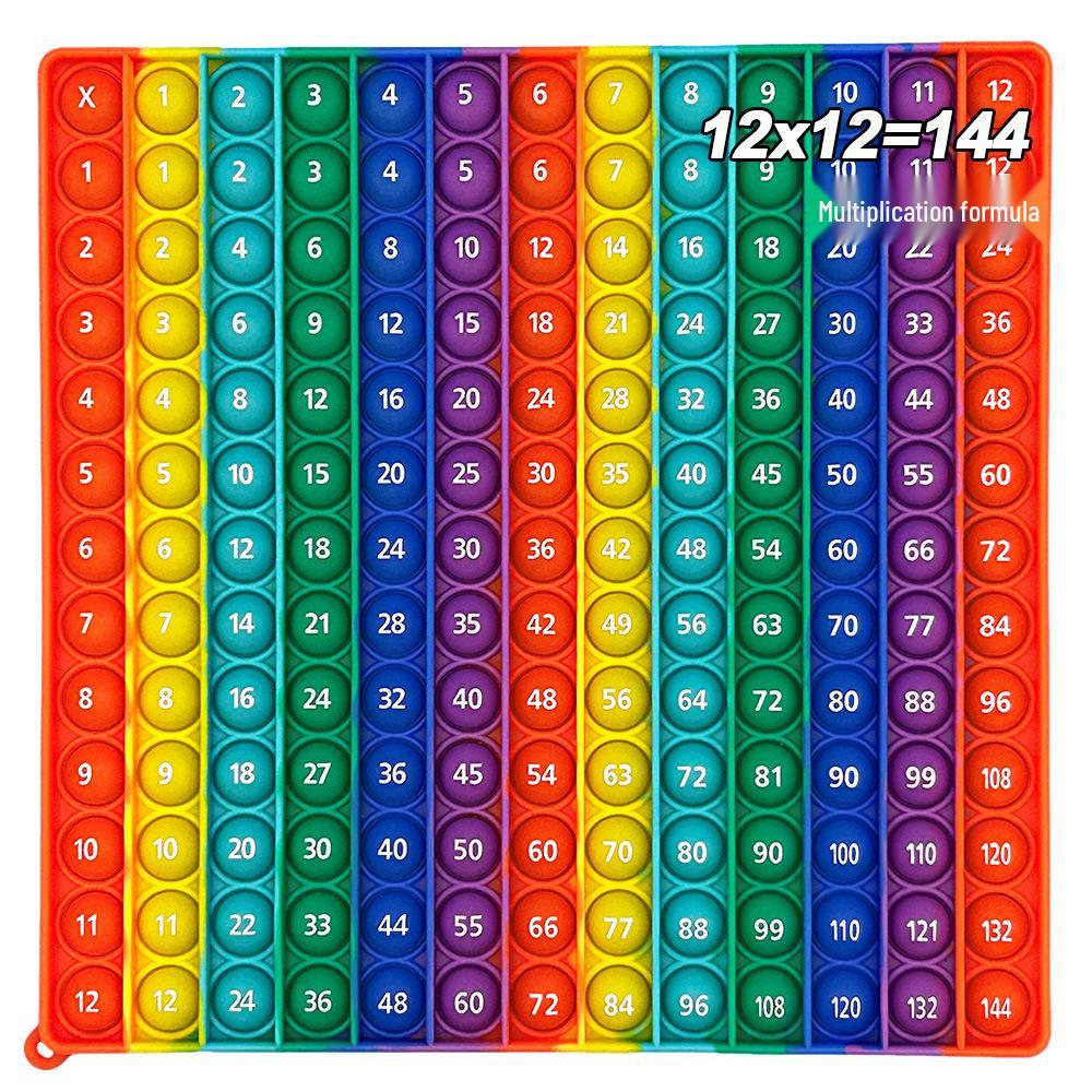 Macaron Multiplication & Addition Practice Board: Educational Math Toy