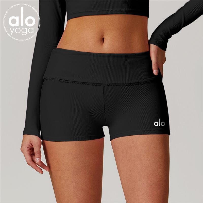 Prada Damen High-Waist Yoga Schlankmachende Weitbeinige Hosen & Spitze Fitness Set