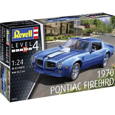 German Revell Scale 1970 Pontiac Firebird Plastic Model Kit 07672 1/24