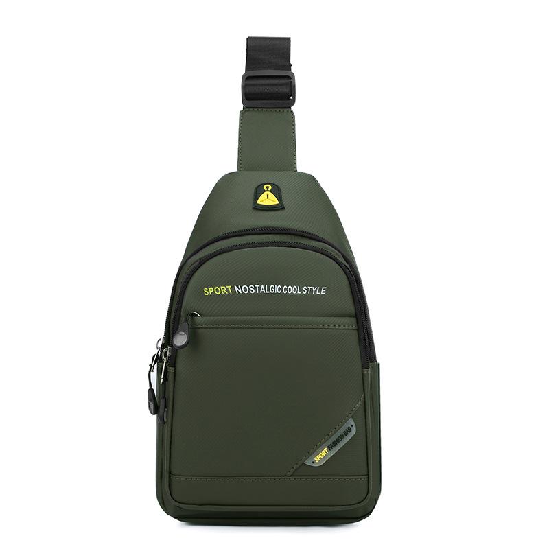 Outdoor Cycling Chest Bag Large Capacity Multi-Layer Shoulder Bag Multi-Functional Men's Crossbody Bag