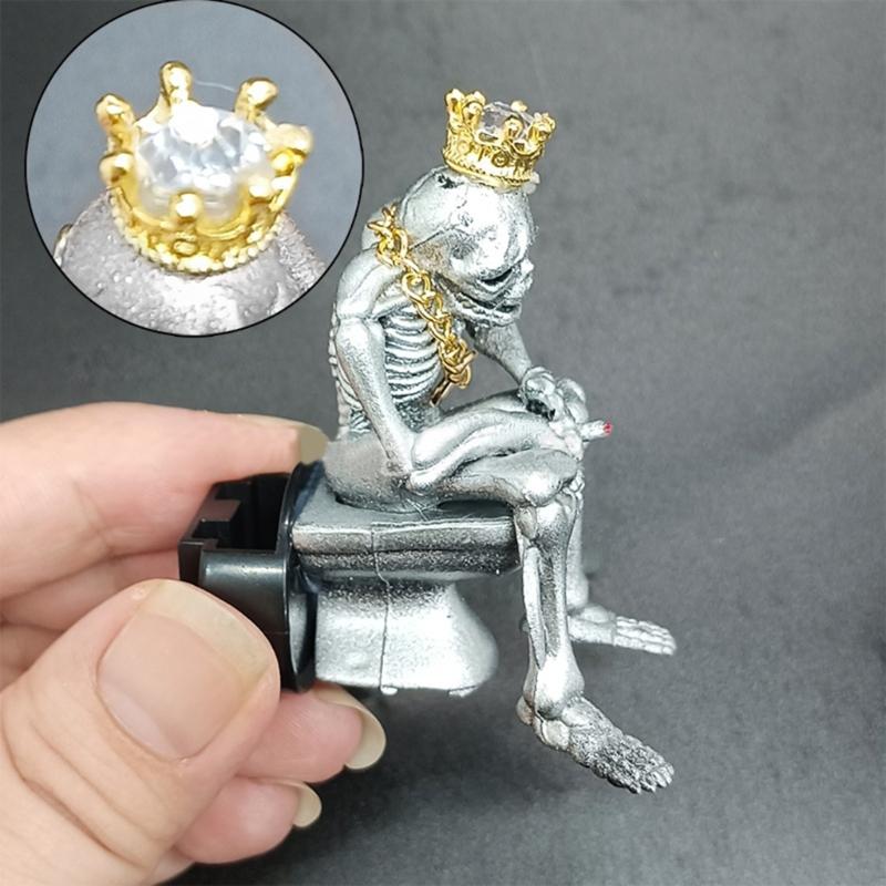 Car Air Vent Air Freshener Halloween Skull Ornament Essential Oil Diffuser Vent Air Car Accessories