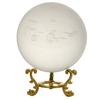  3D Solar System crystal ball Engraved Solar System Miniature Planets Model