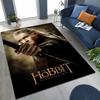3D L-Lord of The Rings H-Hobbit Movie Board Rug for Bedroom Living Room Sofa Home Doormat Decor, Large Kids Non-slip Floor Mat