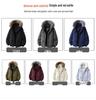 Men's & Women's High-Quality Removable Fur Collar Hooded Cotton Padded Winter Jacket