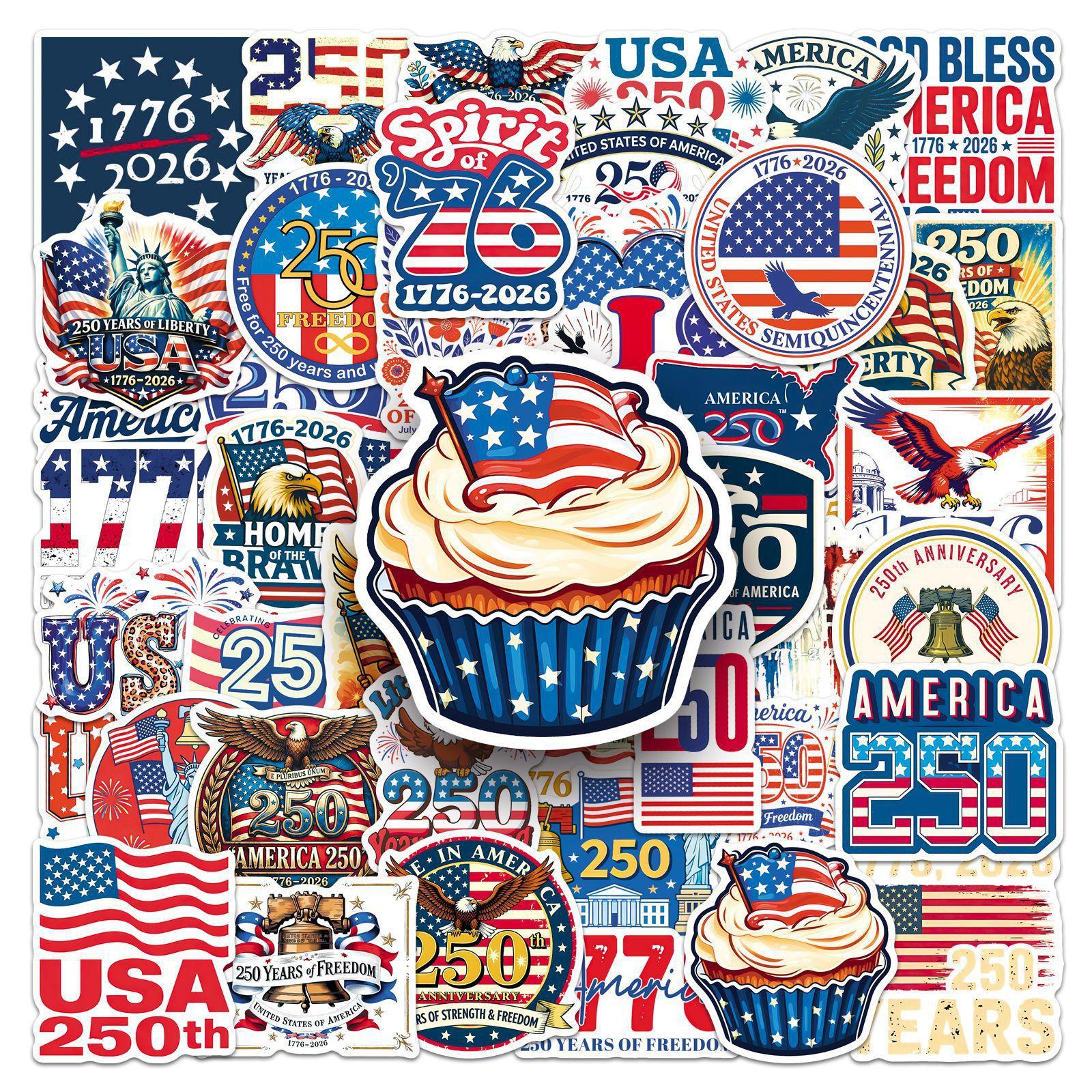 0 DIY Decorative Stickers For Independence Day Holiday, Commemorating The 0th Anniversary Of The Founding Of The States One Size