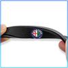 4 Peças Tira Anticolisão para Porta de Carro Adesivo de Proteção para Espelho Retrovisor Para Alfa Romeo 147 159 156 Giulietta Giulia Mito Spider Alpha Apoio de Cabeça