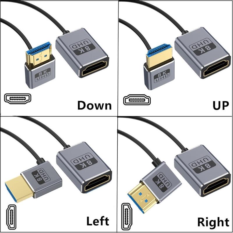 Thin Coiled 8K60hz 2.1 Video Cable 48Gbps with Spring Designing Cord Enhances Flexibility and Durability 70CM 27.56in