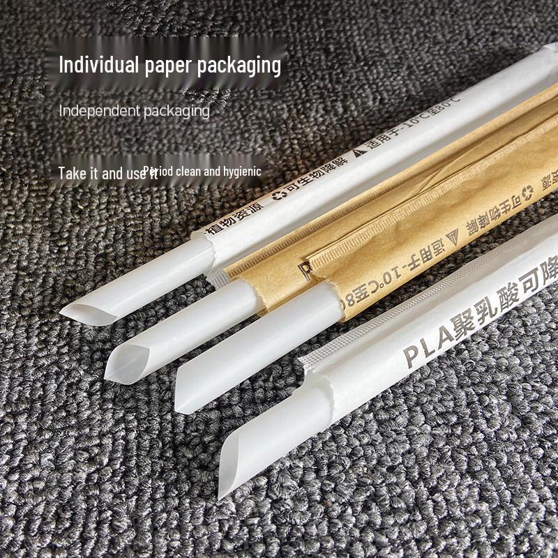 ZISIZ Biodegradable PLA Bubble Tea Straws