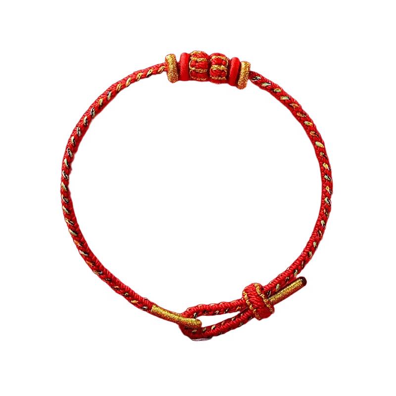 2026 Year of the Horse Tai Sui Red Bracelet: Benming Year Eight Buddhas Red String for Women & Men