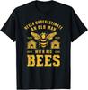 Funny Never Underestimate An Old Man Beekeeper Hive Vintage T-Shirt