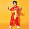 Long Sleeves Wushu Costume Chinese Traditional Martial Art Uniform Tai Chi Uniform Kids Boys Girls