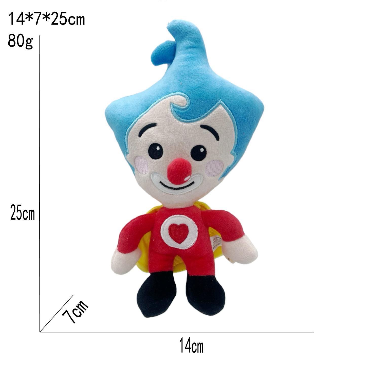 Clown Plush Toy Plim Children s Enlightenment Educational Toy Doll Gift Cotton Doll Pendant Ordinary Packaging