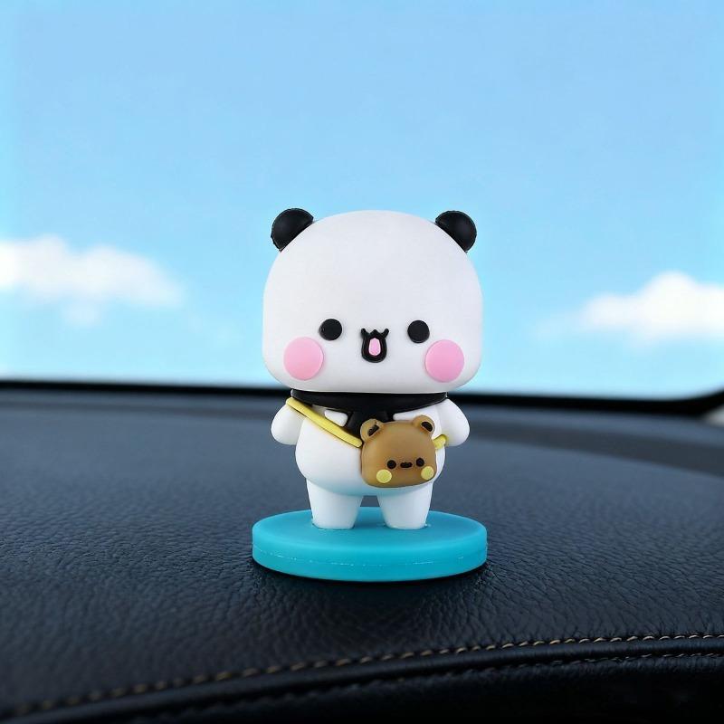 Cute Bubu Dudu Panda Bear Doll Cartoon Yier Bubu Souvenir Kawaii Small Gift Miniatures Animal Toy Home Decoration Birthday Gift
